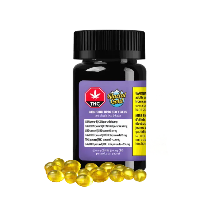 CBN:CBD 10:10 SOFTGELS 50 PACK