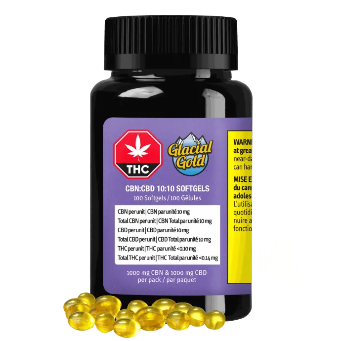 CBN:CBD 10:10 SOFTGELS 100PACK