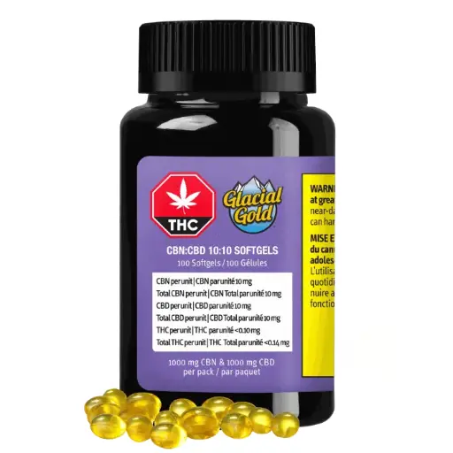 CBN:CBD 10:10 SOFTGELS 100PACK