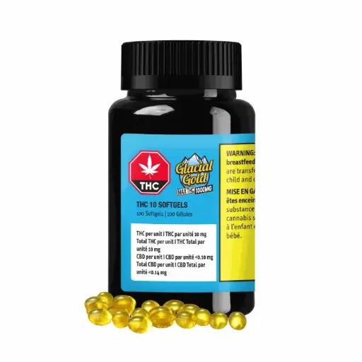 THC 10 SOFTGELS 100 PACK